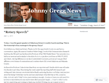 Tablet Screenshot of johnnygreggnews.wordpress.com