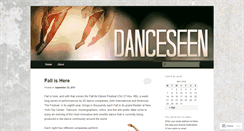 Desktop Screenshot of danceseen.wordpress.com