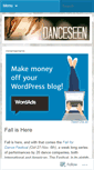 Mobile Screenshot of danceseen.wordpress.com