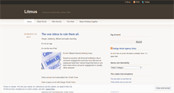 Desktop Screenshot of litmusblog.wordpress.com