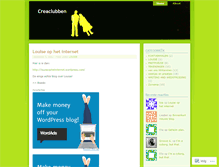 Tablet Screenshot of creaclubben.wordpress.com