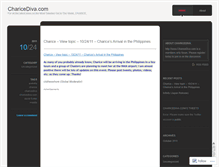 Tablet Screenshot of charicedivablog.wordpress.com