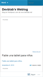 Mobile Screenshot of devblab.wordpress.com