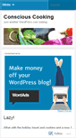 Mobile Screenshot of consciouscooking.wordpress.com