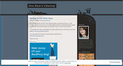 Desktop Screenshot of onemomslifesong.wordpress.com