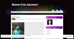 Desktop Screenshot of brwneyedarchivist.wordpress.com