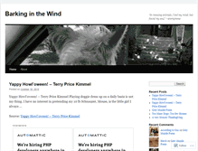 Tablet Screenshot of barkinginthewind1.wordpress.com