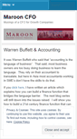 Mobile Screenshot of marooncfo.wordpress.com