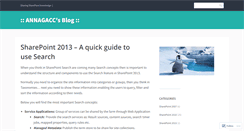 Desktop Screenshot of annagacc.wordpress.com