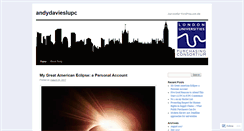 Desktop Screenshot of andydavieslupc.wordpress.com