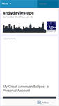 Mobile Screenshot of andydavieslupc.wordpress.com