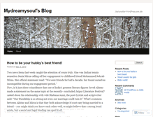 Tablet Screenshot of mydreamysoul.wordpress.com