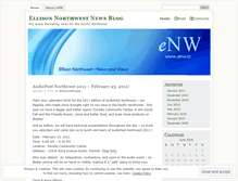 Tablet Screenshot of ellisonnorthwest.wordpress.com