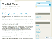 Tablet Screenshot of bullmule.wordpress.com