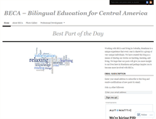 Tablet Screenshot of becaschools.wordpress.com