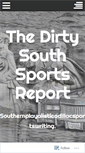 Mobile Screenshot of dirtysouthsportsreport.wordpress.com