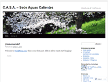 Tablet Screenshot of casaaguascalientes.wordpress.com