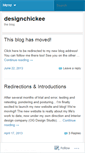 Mobile Screenshot of designchickee.wordpress.com