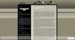 Desktop Screenshot of monisa08.wordpress.com