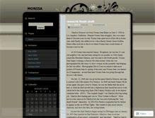 Tablet Screenshot of monisa08.wordpress.com