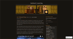 Desktop Screenshot of blackboardmusicblog.wordpress.com