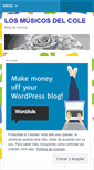 Mobile Screenshot of losmusicosdelcole.wordpress.com