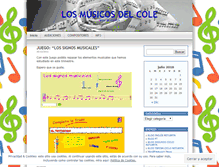 Tablet Screenshot of losmusicosdelcole.wordpress.com