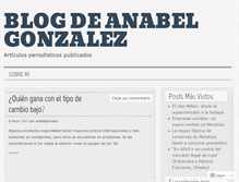 Tablet Screenshot of anabelgonzalez.wordpress.com
