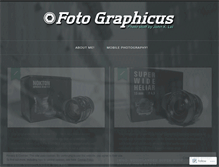 Tablet Screenshot of fotographicus.wordpress.com