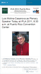 Mobile Screenshot of ifla2011puertorico.wordpress.com