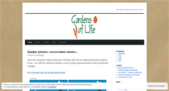 Desktop Screenshot of gardensoflife.wordpress.com