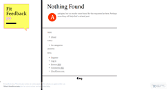Desktop Screenshot of fitfeedback.wordpress.com