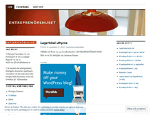 Tablet Screenshot of entreprenorshuset.wordpress.com