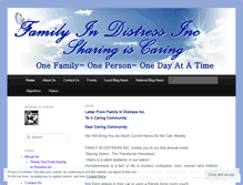 Tablet Screenshot of familyindistressinc.wordpress.com