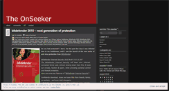 Desktop Screenshot of onseeker.wordpress.com