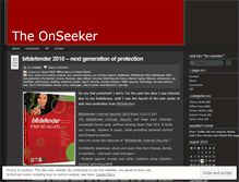 Tablet Screenshot of onseeker.wordpress.com