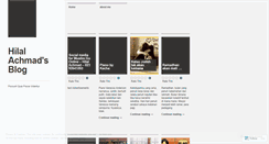 Desktop Screenshot of ichadimas.wordpress.com