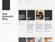 Tablet Screenshot of ichadimas.wordpress.com