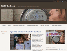 Tablet Screenshot of fightthefees.wordpress.com