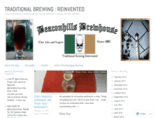 Tablet Screenshot of beaconhillsbrewhouse.wordpress.com