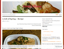 Tablet Screenshot of foodallure.wordpress.com