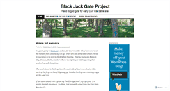 Desktop Screenshot of blackjackgate.wordpress.com