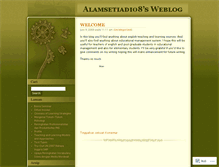 Tablet Screenshot of alamsetiadi08.wordpress.com