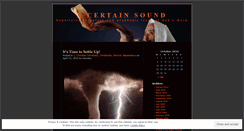 Desktop Screenshot of acertainsound.wordpress.com