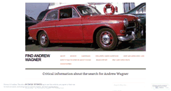 Desktop Screenshot of findandrewwagner.wordpress.com