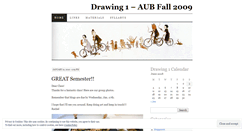 Desktop Screenshot of drawing1.wordpress.com