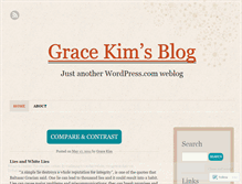 Tablet Screenshot of grkim14.wordpress.com