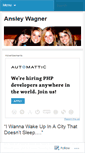 Mobile Screenshot of ansleywagner.wordpress.com