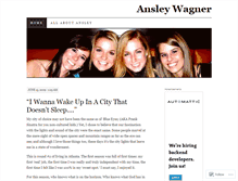 Tablet Screenshot of ansleywagner.wordpress.com