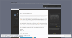 Desktop Screenshot of gracehour.wordpress.com